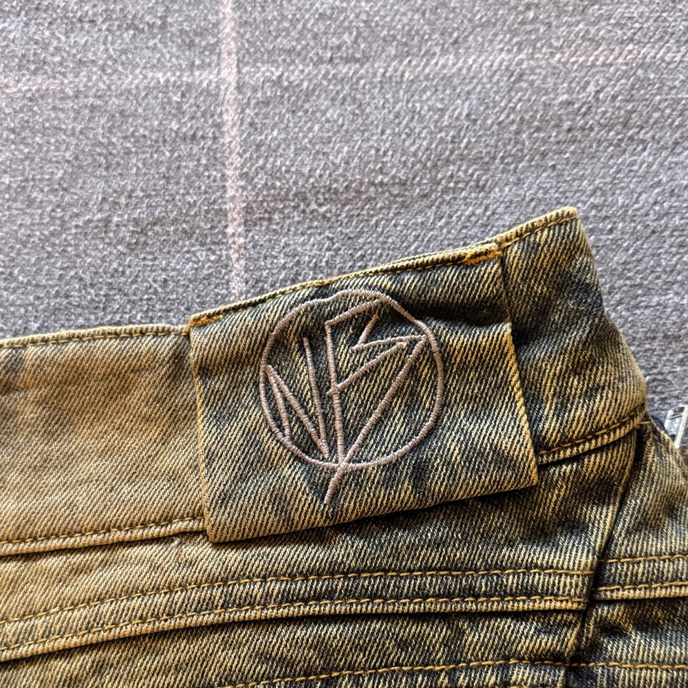 NWOT/Young Men's No/Faith Studo Distressed Jeans/Heavy Weight/Bell Bottoms - Picture 12 of 16
